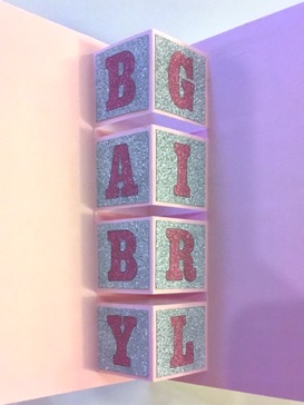 Pop-Up Card - Baby Girl 1